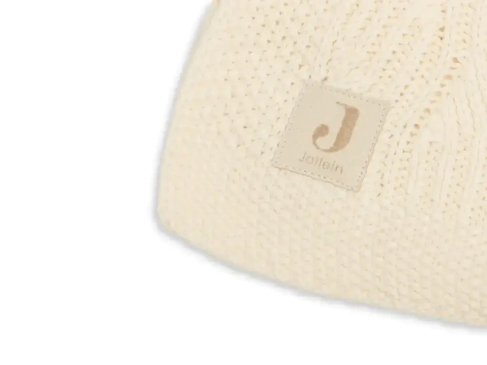 Blanket Cot 100x150cm Spring Knit - Ivory - Petitpyla